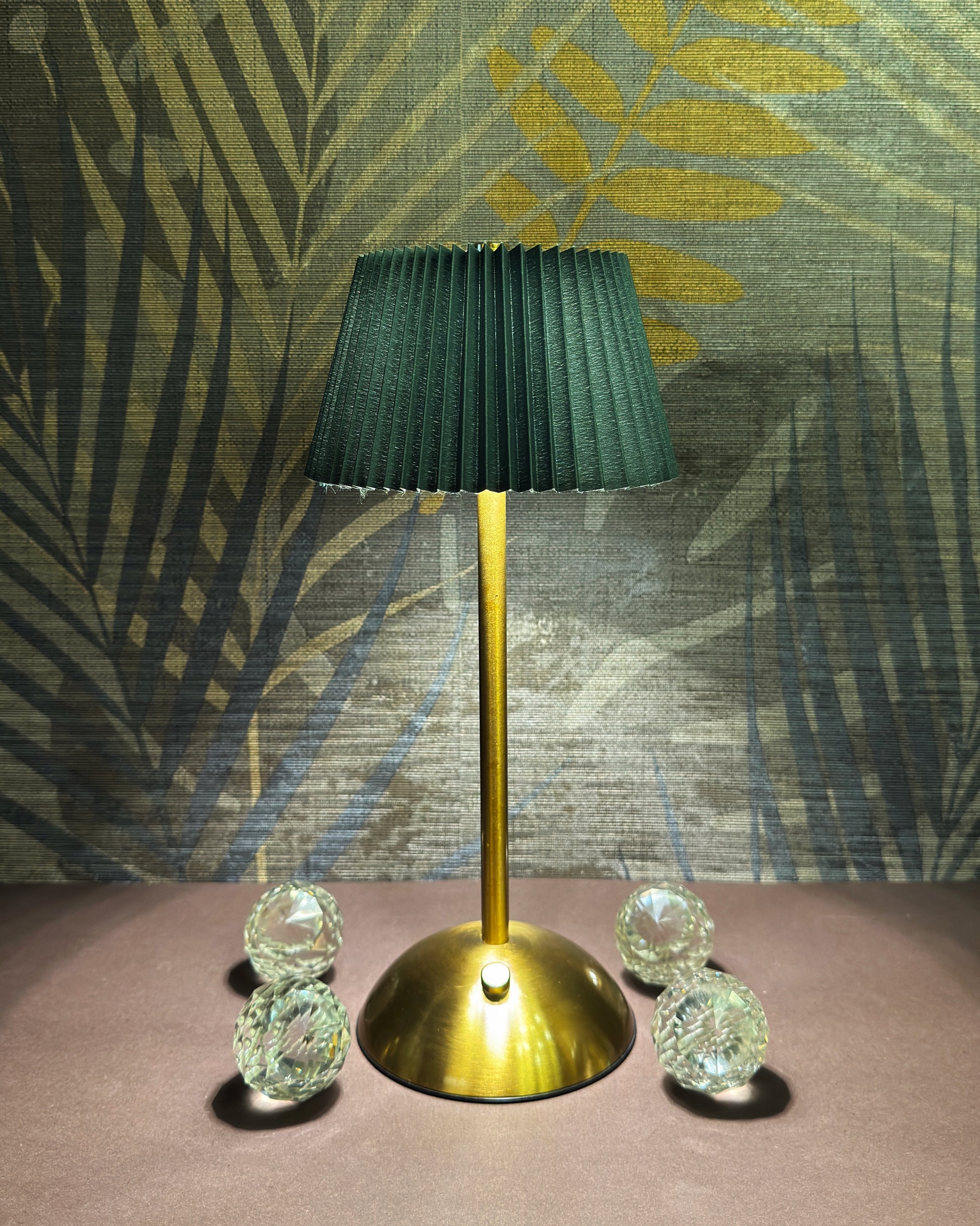 Fancy LED Plastic Paper Top Touch Lamp - Short Top