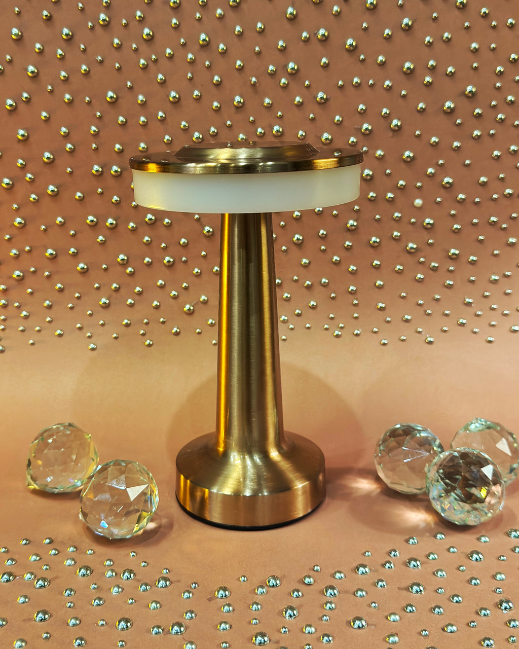 Stylish Round Led Touch Desk Lamp With Brightness Sensor