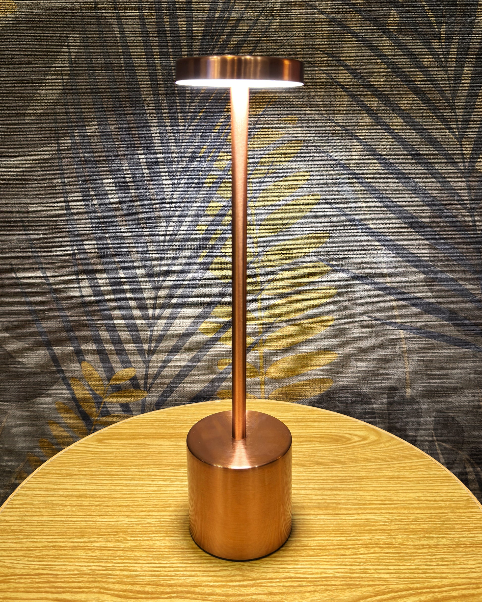 Sleek Rod Style Led Touch Lamp With Brightness Sensor