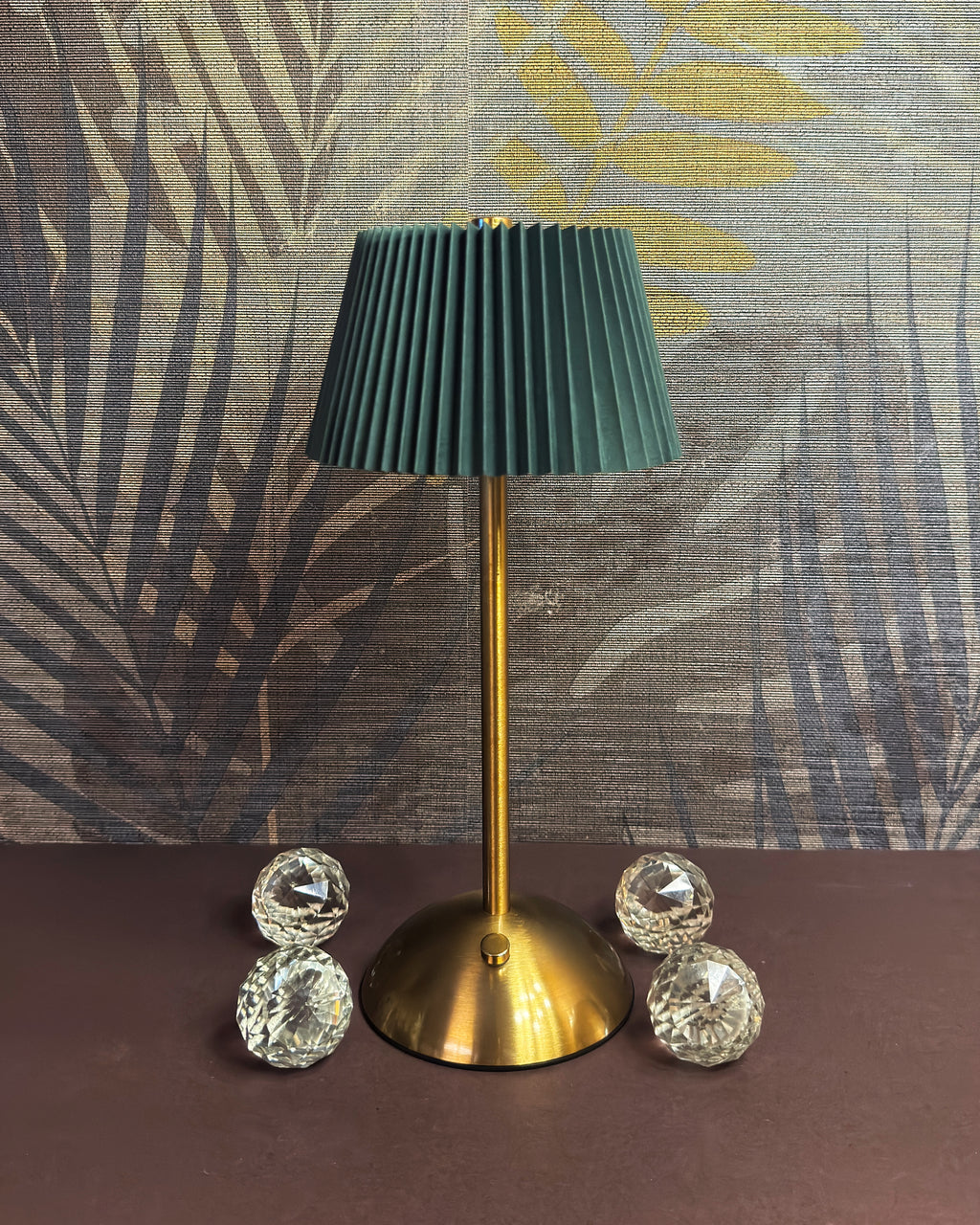 Fancy LED Plastic Paper Top Touch Lamp - Short Top